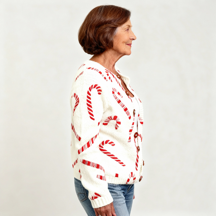 Ellen - Cozy Festive Knit Cardigan