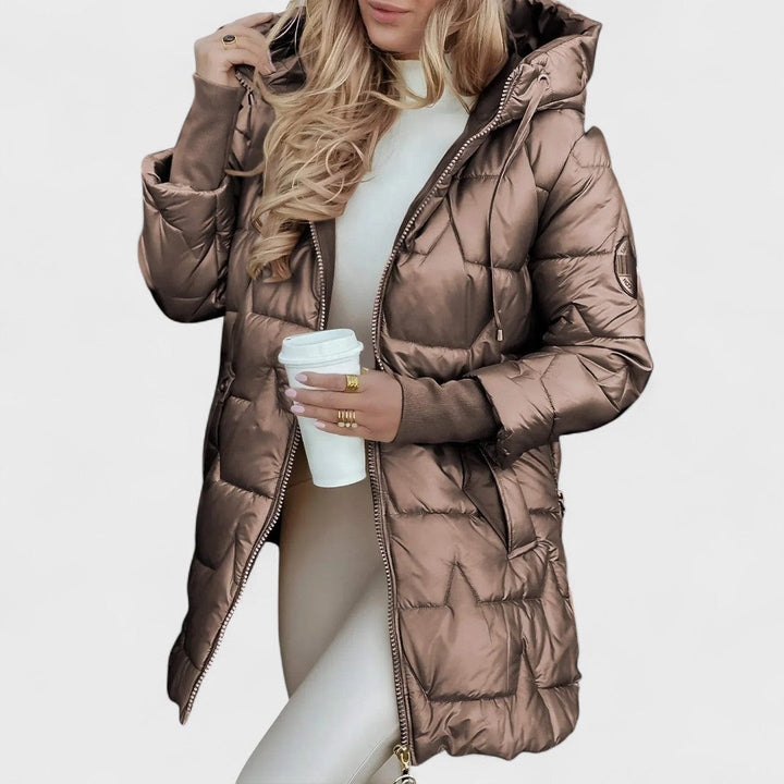 Tracy - Elegant Winter Coat with Hood