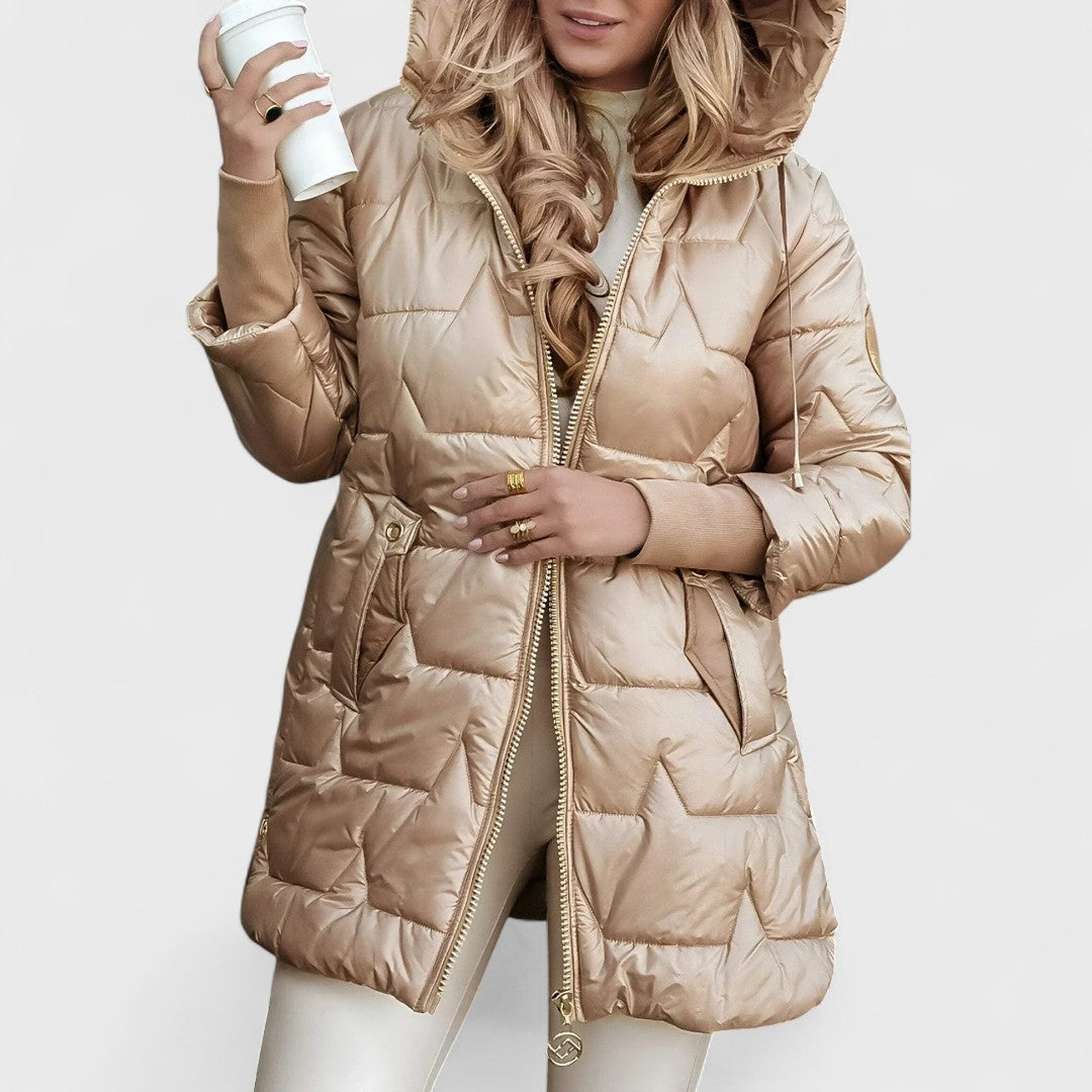Tracy - Elegant Winter Coat with Hood