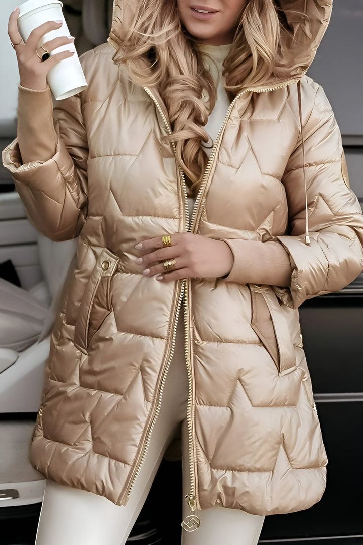 Darlene - Long Quilted Jacket