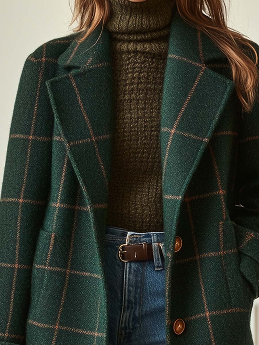 Beth - Classic Checked Coat