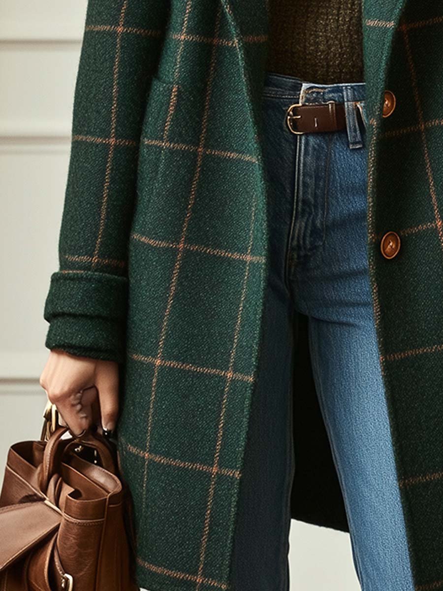 Beth - Classic Checked Coat