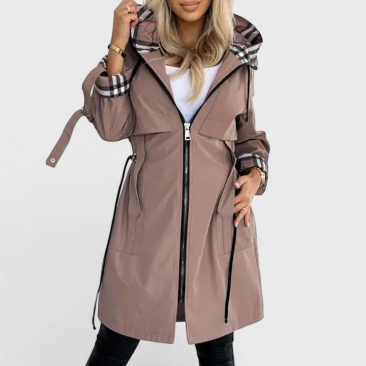 Denise - Waterproof and Windproof Zip Coat
