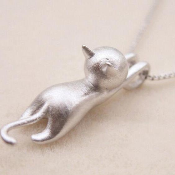 Kitty Necklace - Sterling Silver