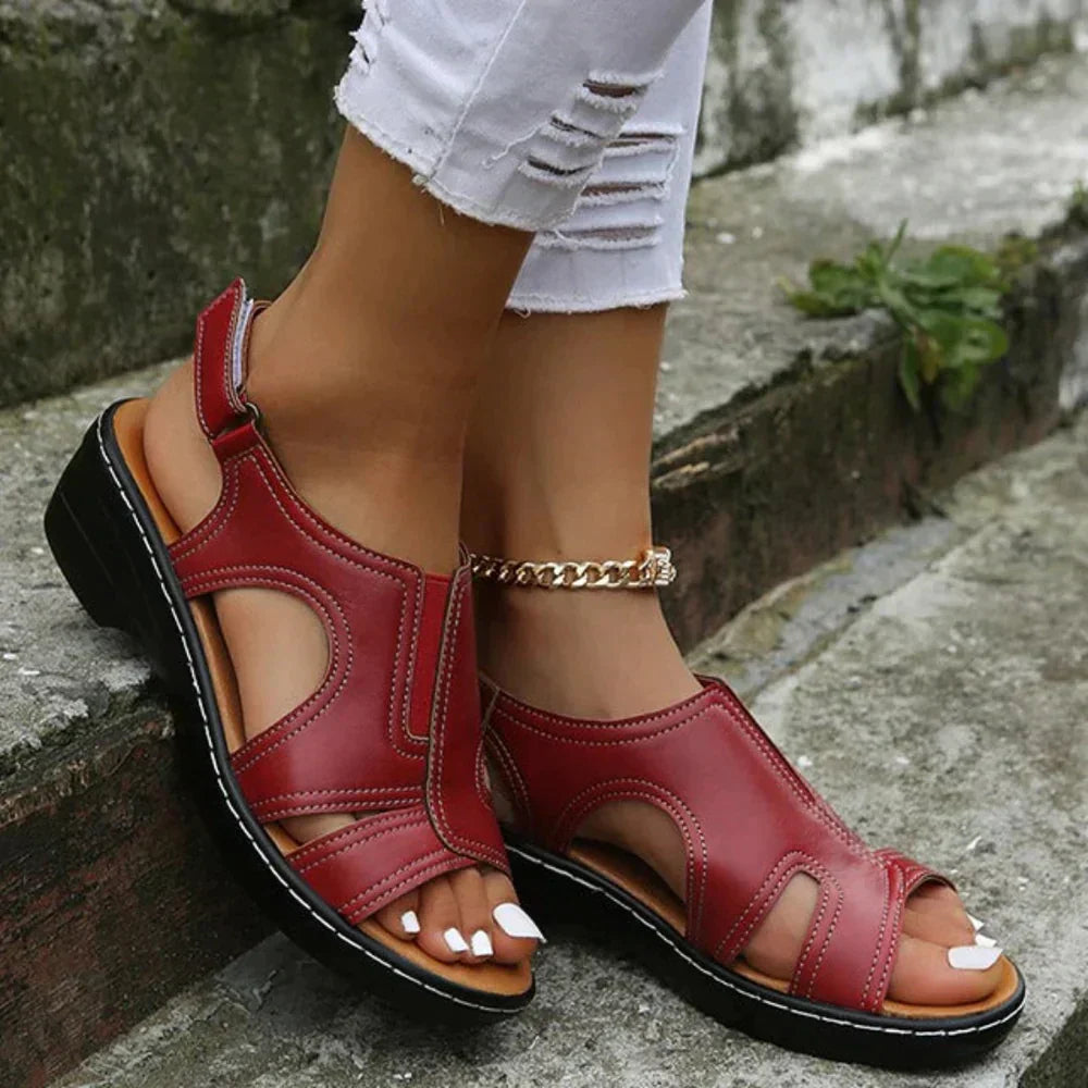 Helen - Orthopedic Leather Sandals