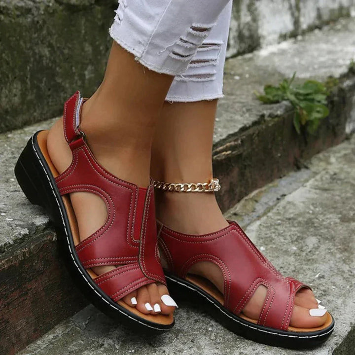 Helen - Orthopedic Leather Sandals