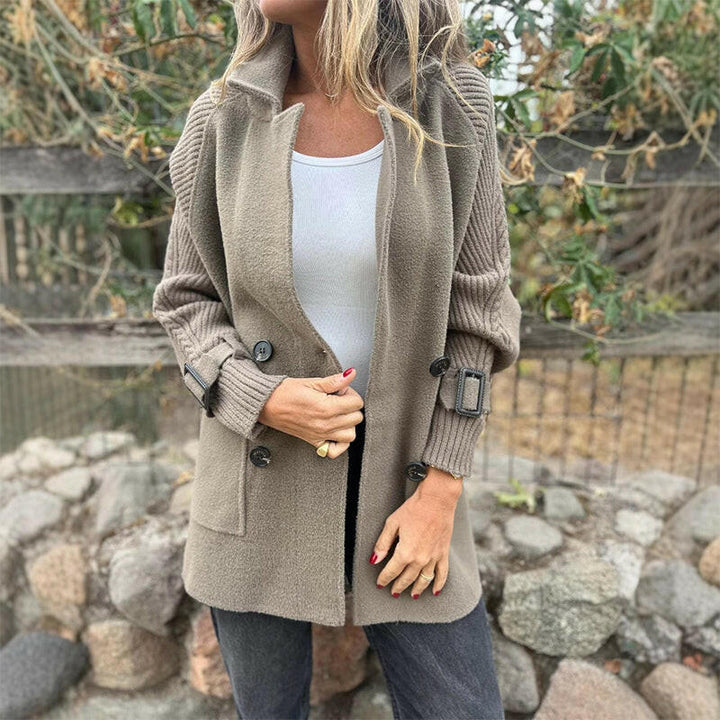 Heather - Mid-Length Double-Breasted Coat